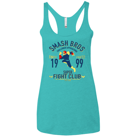 T-Shirts Tahiti Blue / X-Small Port Town Fighter Women's Triblend Racerback Tank