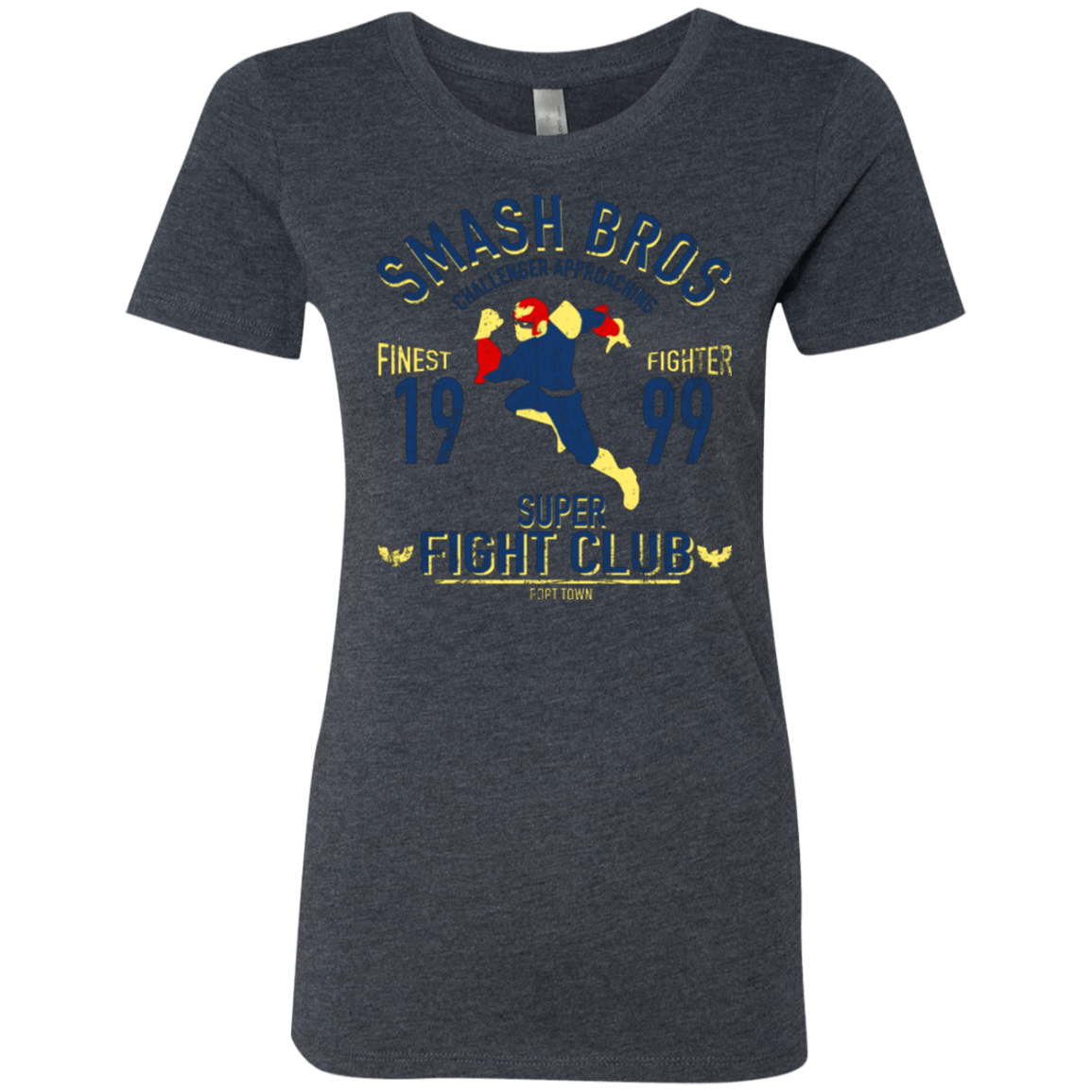 T-Shirts Vintage Navy / Small Port Town Fighter Women's Triblend T-Shirt