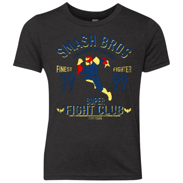 T-Shirts Vintage Black / YXS Port Town Fighter Youth Triblend T-Shirt