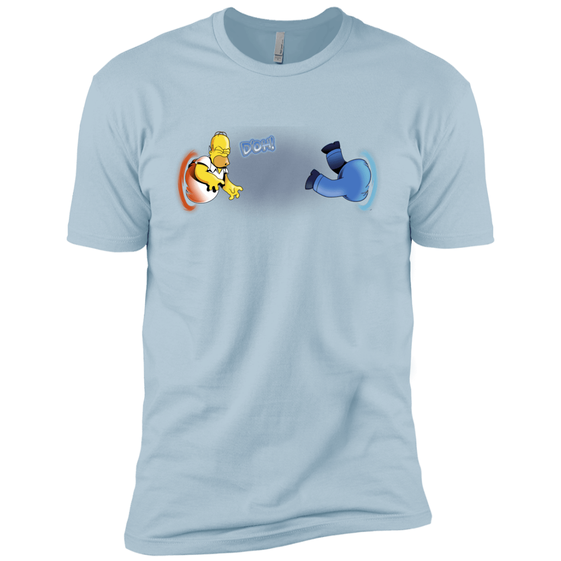 T-Shirts Light Blue / YXS Portal D'oh Boys Premium T-Shirt