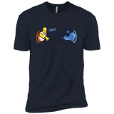 T-Shirts Midnight Navy / YXS Portal D'oh Boys Premium T-Shirt