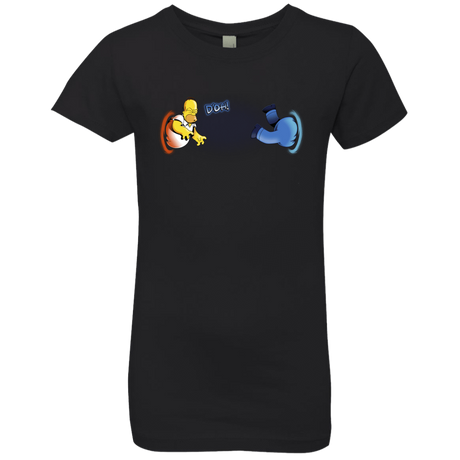T-Shirts Black / YXS Portal D'oh Girls Premium T-Shirt