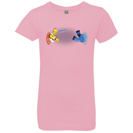T-Shirts Light Pink / YXS Portal D'oh Girls Premium T-Shirt