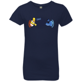 T-Shirts Midnight Navy / YXS Portal D'oh Girls Premium T-Shirt