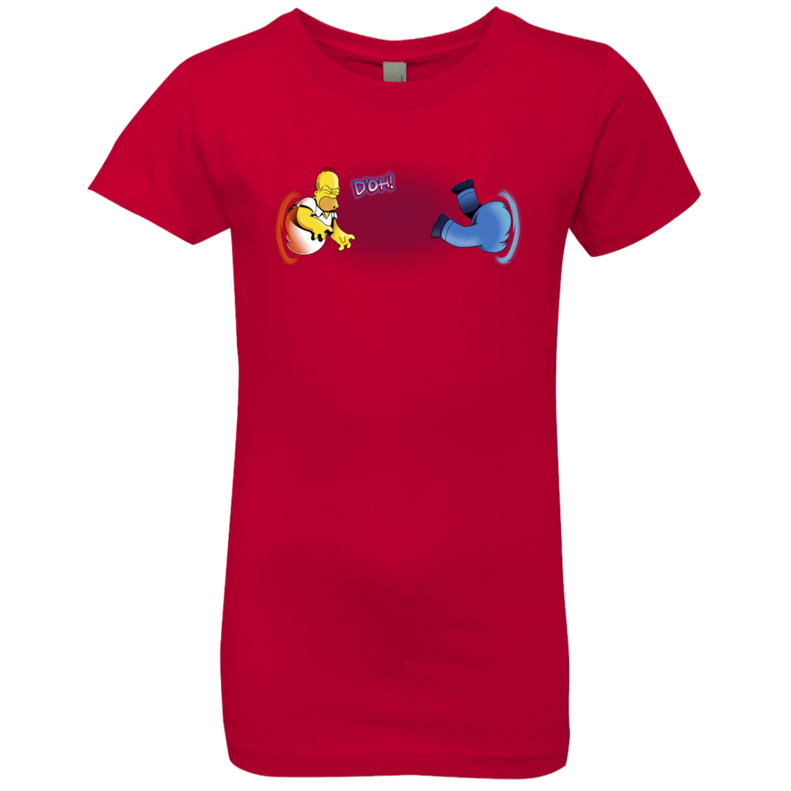 T-Shirts Red / YXS Portal D'oh Girls Premium T-Shirt