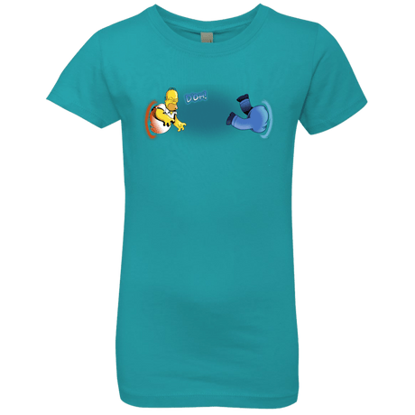 T-Shirts Tahiti Blue / YXS Portal D'oh Girls Premium T-Shirt