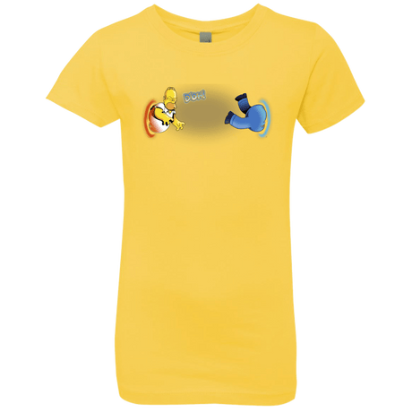 T-Shirts Vibrant Yellow / YXS Portal D'oh Girls Premium T-Shirt