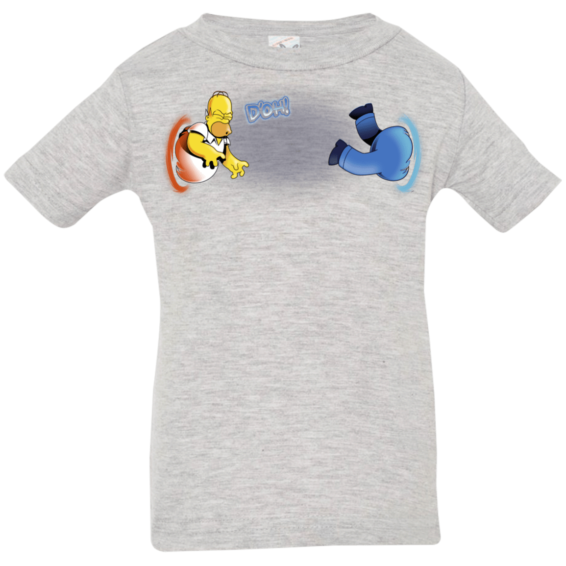 T-Shirts Heather Grey / 6 Months Portal D'oh Infant Premium T-Shirt