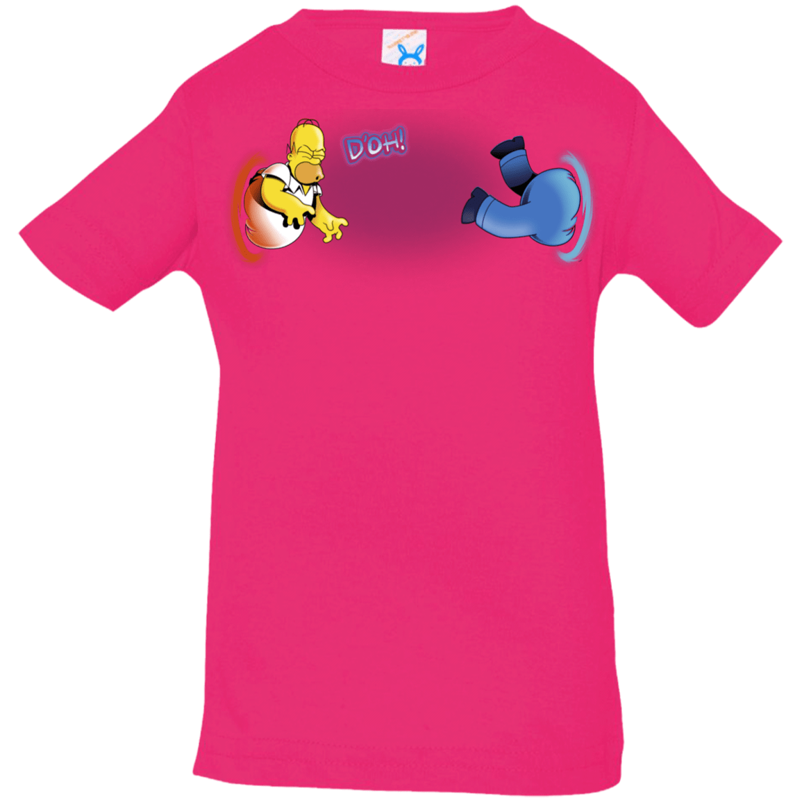 T-Shirts Hot Pink / 6 Months Portal D'oh Infant Premium T-Shirt