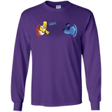 T-Shirts Purple / S Portal D'oh Men's Long Sleeve T-Shirt