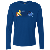T-Shirts Royal / S Portal D'oh Men's Premium Long Sleeve