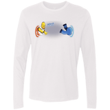 T-Shirts White / S Portal D'oh Men's Premium Long Sleeve