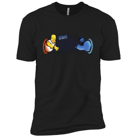 T-Shirts Black / X-Small Portal D'oh Men's Premium T-Shirt