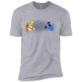 T-Shirts Heather Grey / X-Small Portal D'oh Men's Premium T-Shirt