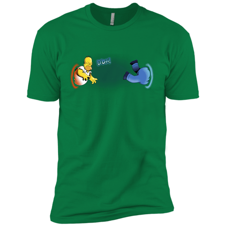 T-Shirts Kelly Green / X-Small Portal D'oh Men's Premium T-Shirt