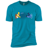 T-Shirts Turquoise / X-Small Portal D'oh Men's Premium T-Shirt