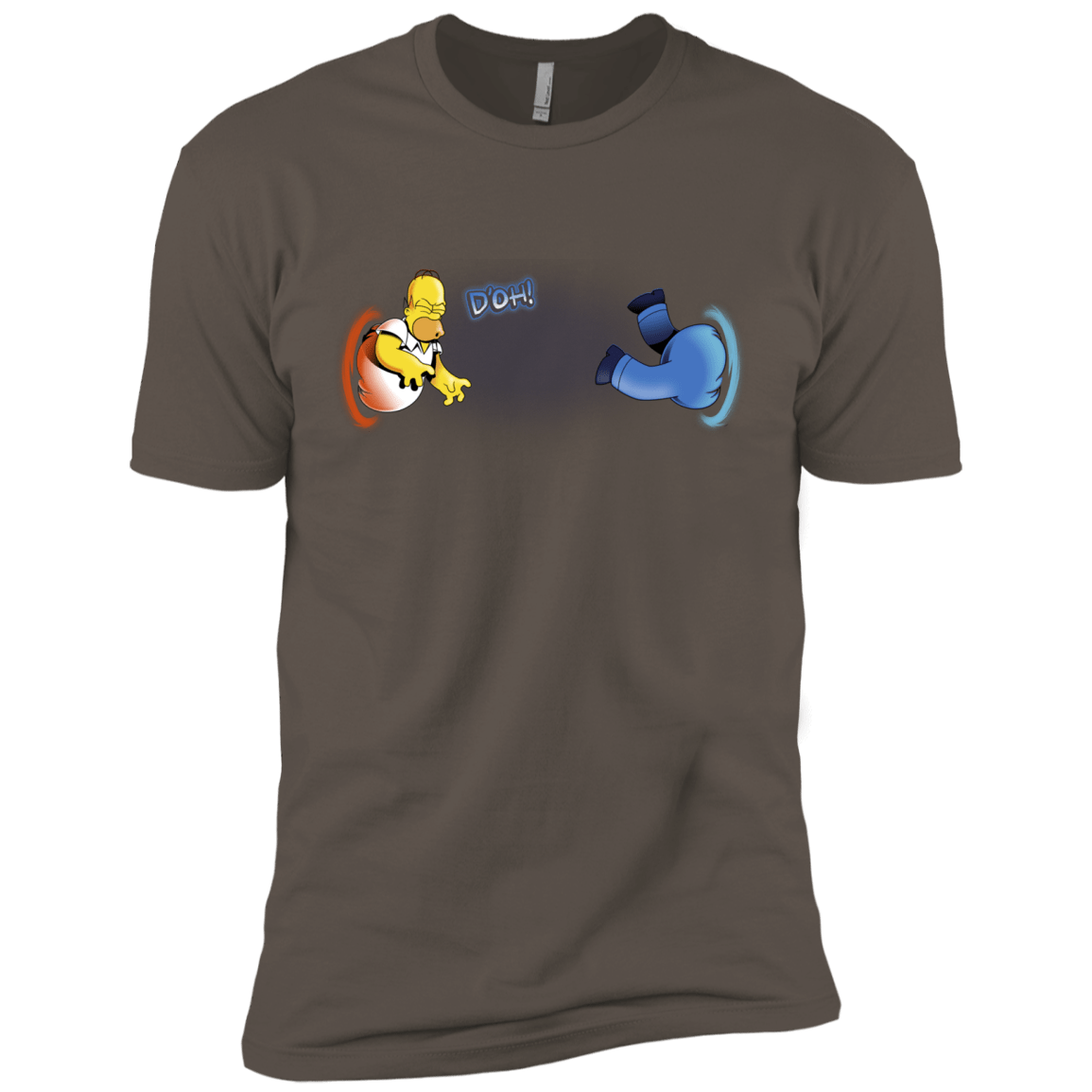 T-Shirts Warm Grey / X-Small Portal D'oh Men's Premium T-Shirt