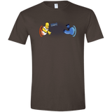 T-Shirts Dark Chocolate / S Portal D'oh Men's Semi-Fitted Softstyle