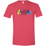 T-Shirts Heather Red / S Portal D'oh Men's Semi-Fitted Softstyle