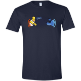 T-Shirts Navy / X-Small Portal D'oh Men's Semi-Fitted Softstyle