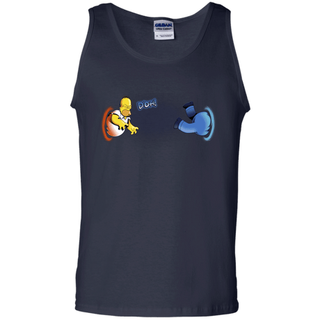 T-Shirts Navy / S Portal D'oh Men's Tank Top