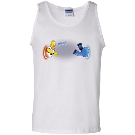 T-Shirts White / S Portal D'oh Men's Tank Top