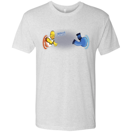 T-Shirts Heather White / S Portal D'oh Men's Triblend T-Shirt
