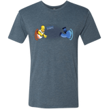 T-Shirts Indigo / S Portal D'oh Men's Triblend T-Shirt