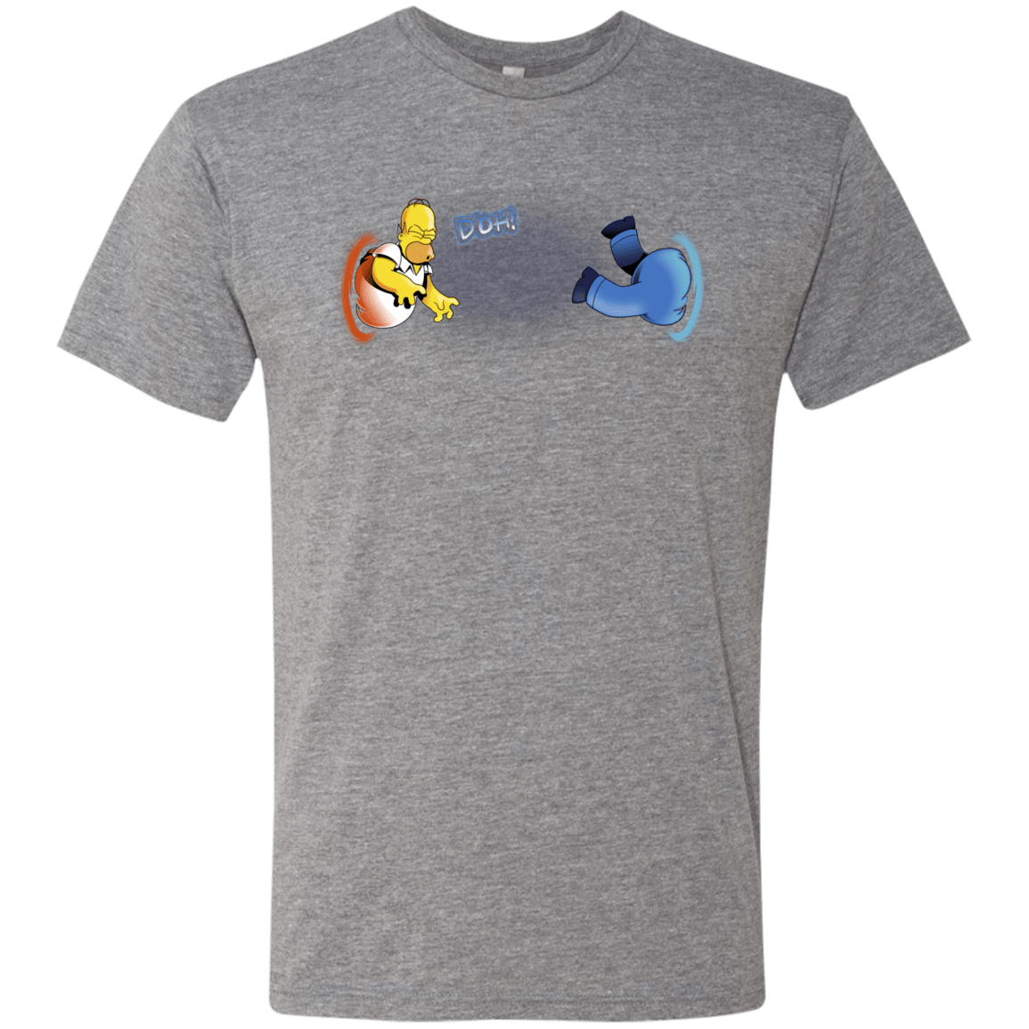 T-Shirts Premium Heather / S Portal D'oh Men's Triblend T-Shirt