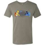 T-Shirts Venetian Grey / S Portal D'oh Men's Triblend T-Shirt