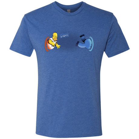 T-Shirts Vintage Royal / S Portal D'oh Men's Triblend T-Shirt