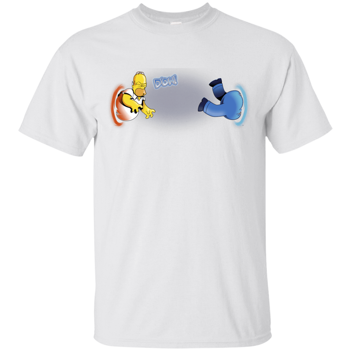 T-Shirts White / S Portal D'oh T-Shirt