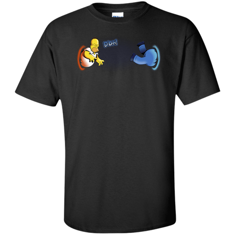 T-Shirts Black / XLT Portal D'oh Tall T-Shirt