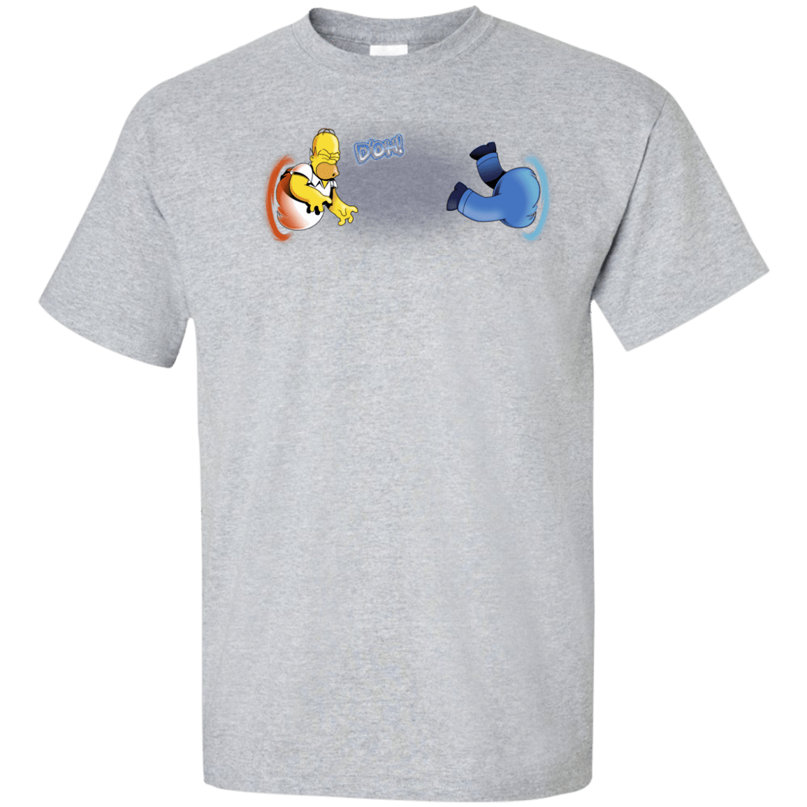 T-Shirts Sport Grey / XLT Portal D'oh Tall T-Shirt