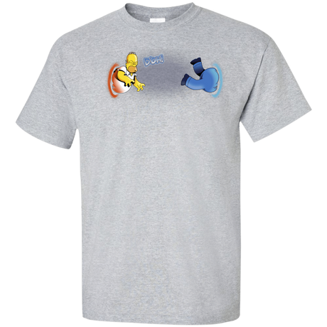 T-Shirts Sport Grey / XLT Portal D'oh Tall T-Shirt