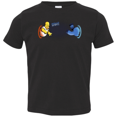 T-Shirts Black / 2T Portal D'oh Toddler Premium T-Shirt