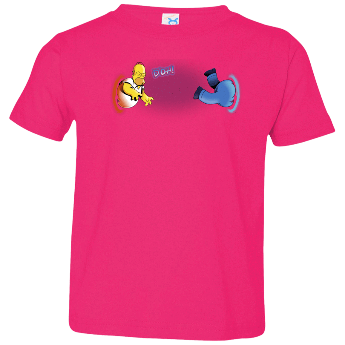 T-Shirts Hot Pink / 2T Portal D'oh Toddler Premium T-Shirt