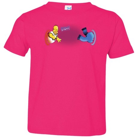 T-Shirts Hot Pink / 2T Portal D'oh Toddler Premium T-Shirt