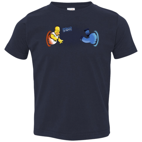 T-Shirts Navy / 2T Portal D'oh Toddler Premium T-Shirt