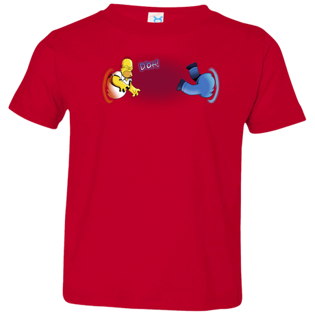 T-Shirts Red / 2T Portal D'oh Toddler Premium T-Shirt