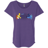 T-Shirts Purple Rush / X-Small Portal D'oh Triblend Dolman Sleeve