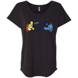 T-Shirts Vintage Black / X-Small Portal D'oh Triblend Dolman Sleeve