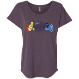 T-Shirts Vintage Purple / X-Small Portal D'oh Triblend Dolman Sleeve