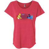 T-Shirts Vintage Red / X-Small Portal D'oh Triblend Dolman Sleeve