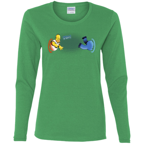 T-Shirts Irish Green / S Portal D'oh Women's Long Sleeve T-Shirt