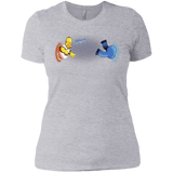 T-Shirts Heather Grey / X-Small Portal D'oh Women's Premium T-Shirt