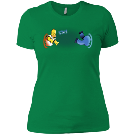 T-Shirts Kelly Green / X-Small Portal D'oh Women's Premium T-Shirt