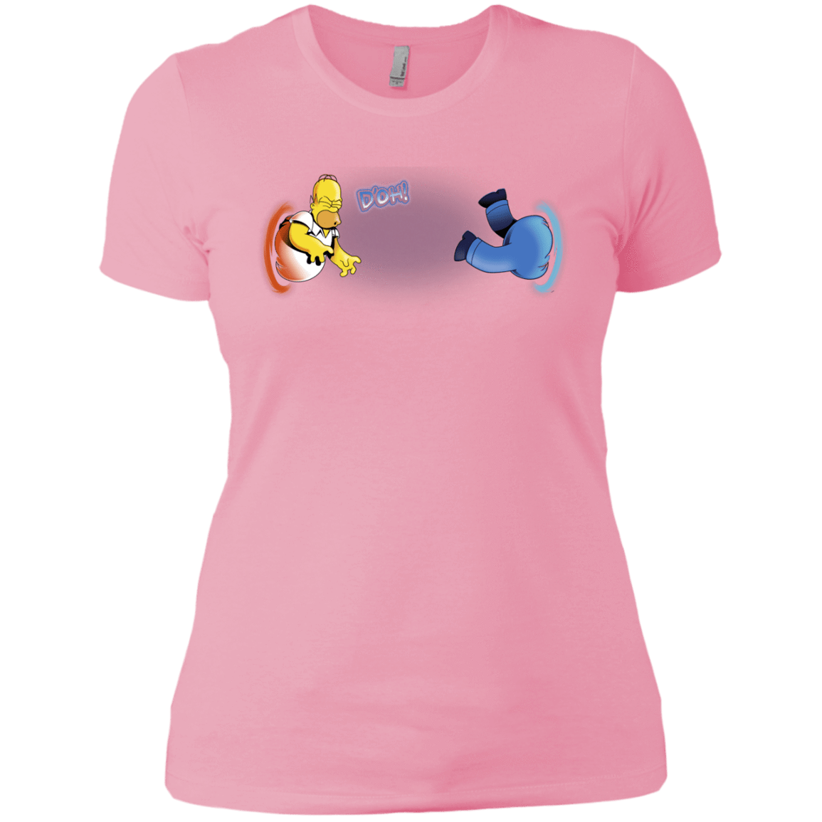T-Shirts Light Pink / X-Small Portal D'oh Women's Premium T-Shirt