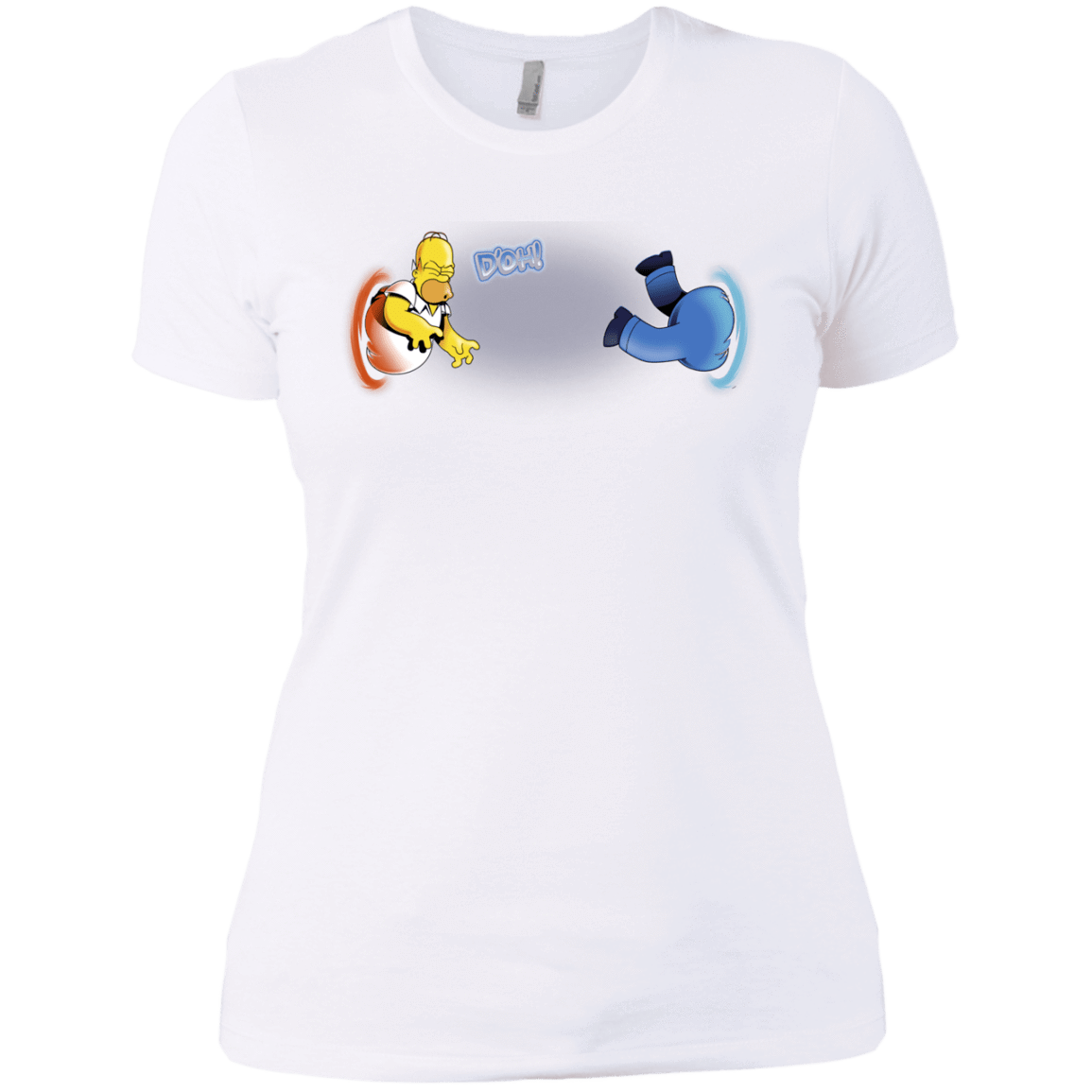 T-Shirts White / X-Small Portal D'oh Women's Premium T-Shirt