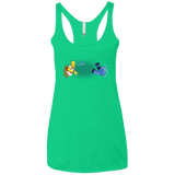 T-Shirts Envy / X-Small Portal D'oh Women's Triblend Racerback Tank